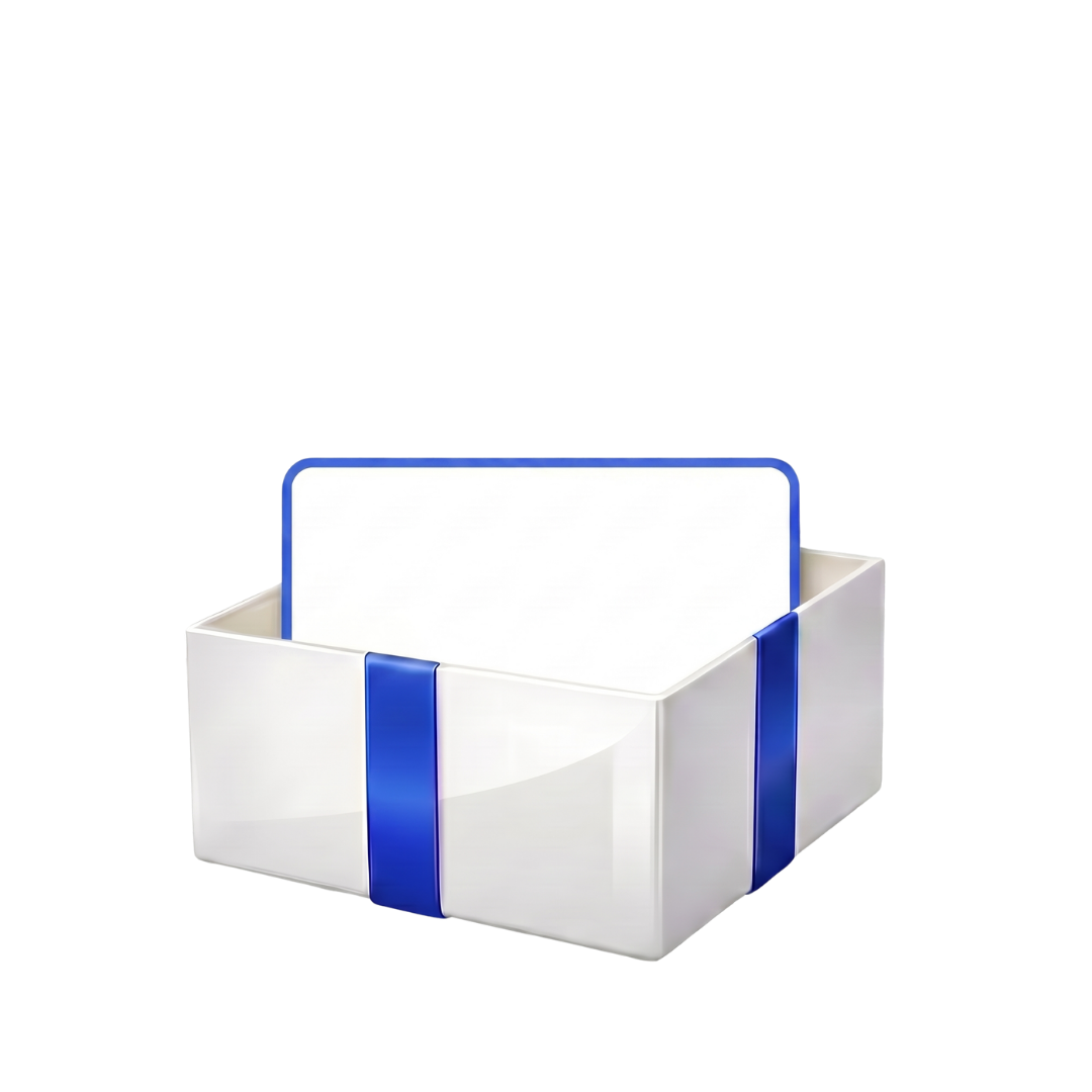 Blue gift box revealing the volume bonus